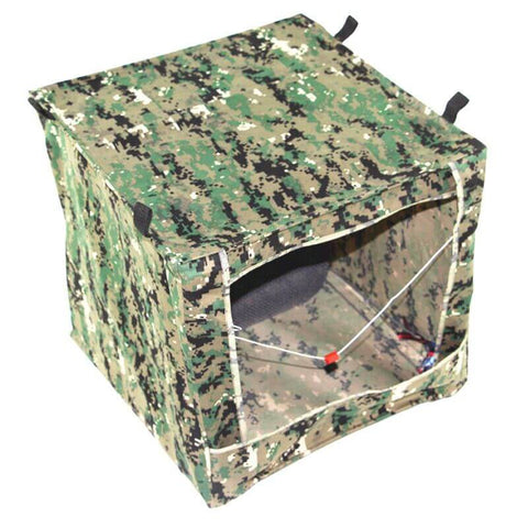 boite cible camouflage carré pour tir avec lance pierre de chasse